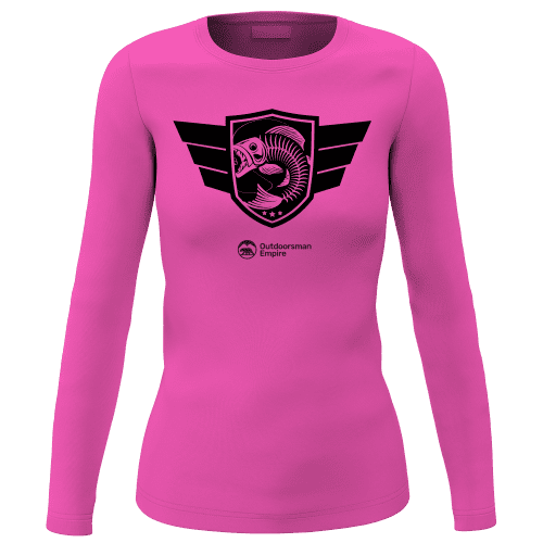 Fishing Air Force Women Long Sleeve Shirt