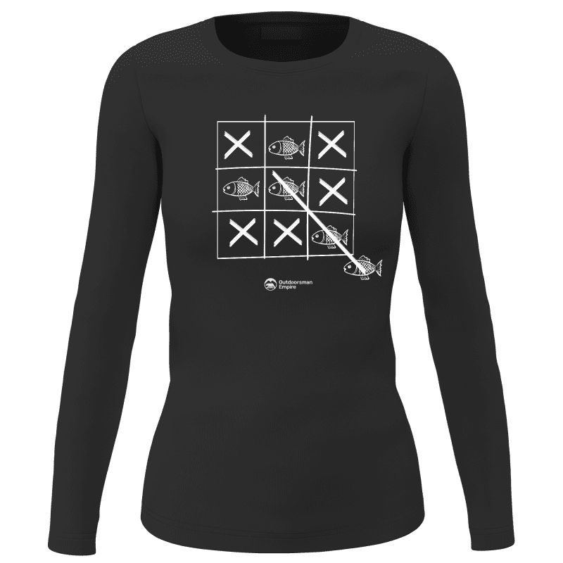 Fish Tick Tack Toe Women Long Sleeve Shirt