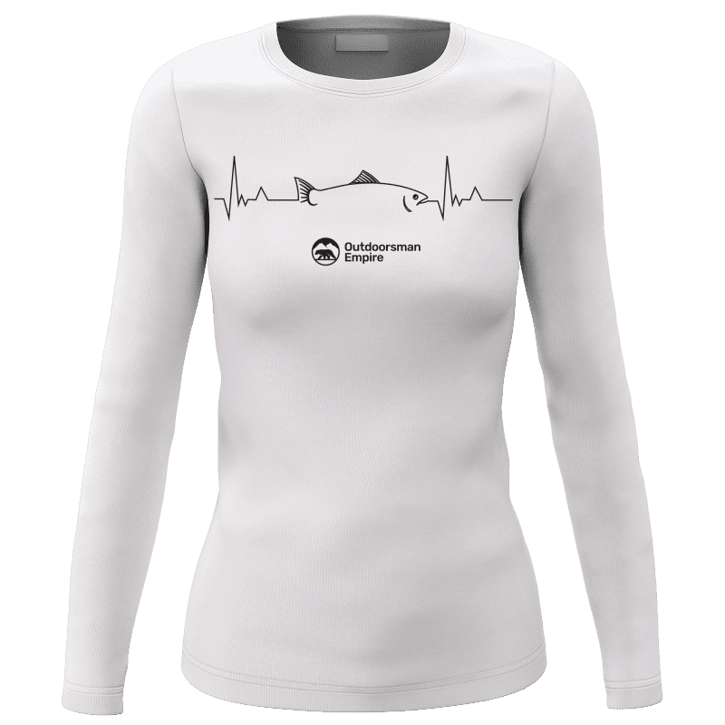 Fishing Cardiogram Women Long Sleeve Shirt