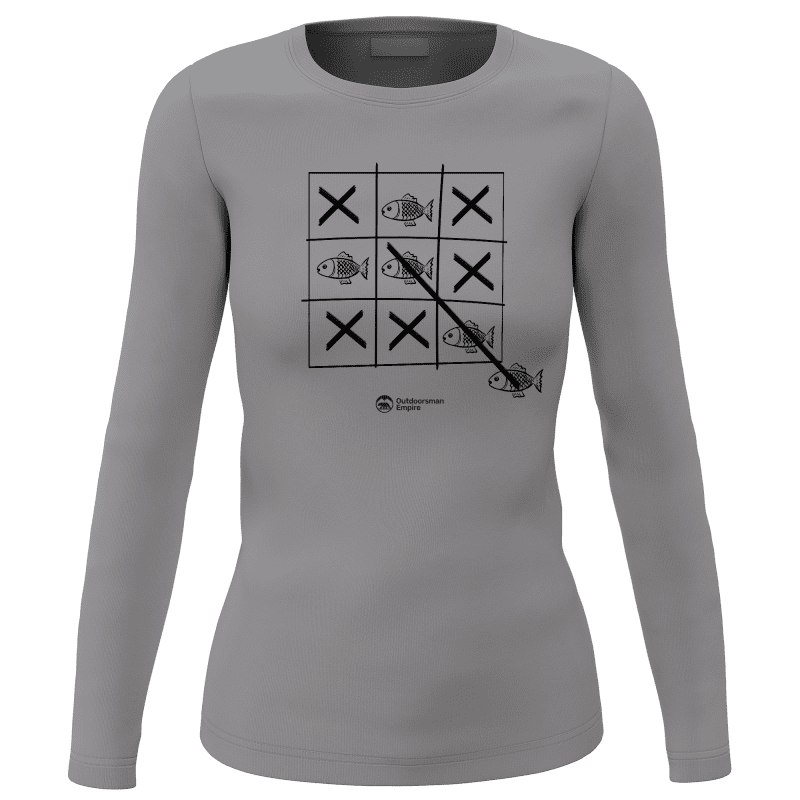 Fish Tick Tack Toe Women Long Sleeve Shirt