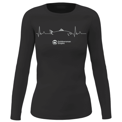 Fishing Cardiogram Women Long Sleeve Shirt