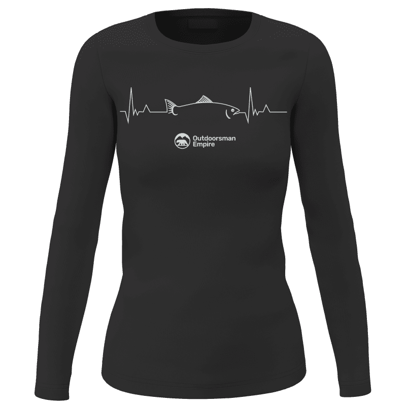 Fishing Cardiogram Women Long Sleeve Shirt