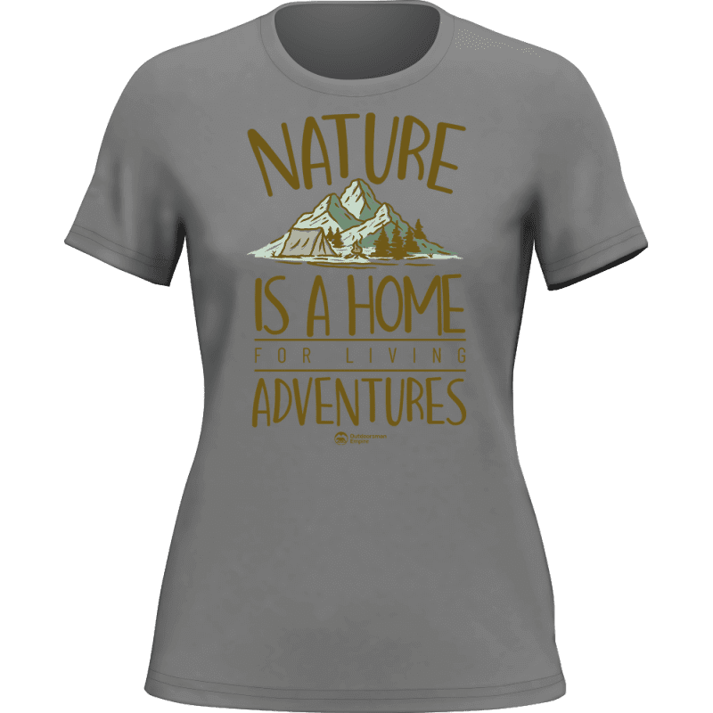 Natureisahomewomant shirtGREY