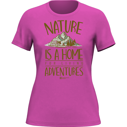 Natureisahomewomant shirtPINK