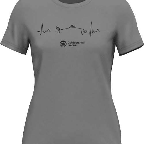 Fishing Cardiogram T-Shirt for Women