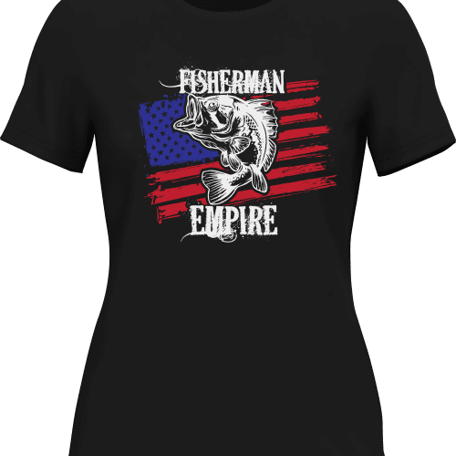 Fisherman American Empire Color T-Shirt for Women