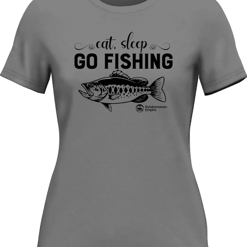 Eat Sleep Go Fishing T-Shirt for Women