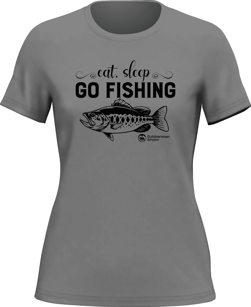 Eat Sleep Go Fishing T-Shirt for Women