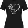 Fishing Heart T-Shirt for Women