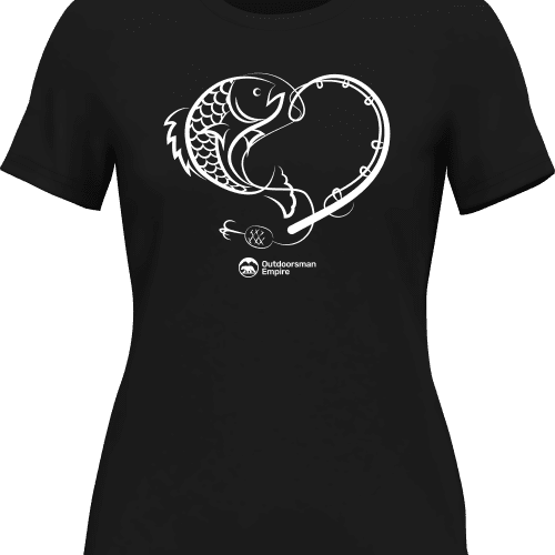 Fishing Heart T-Shirt for Women