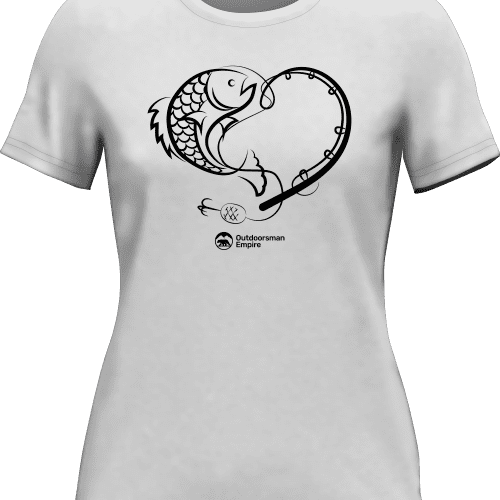 Fishing Heart T-Shirt for Women