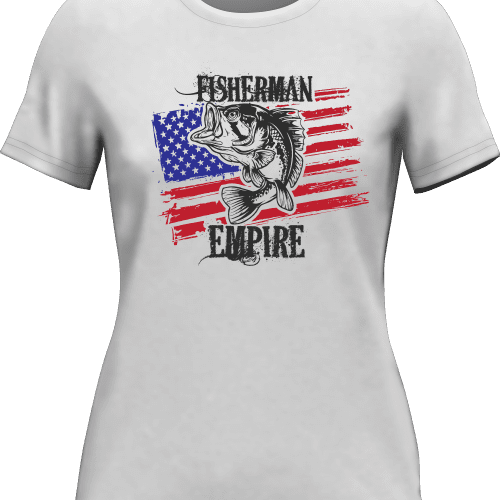 Fisherman American Empire Color T-Shirt for Women