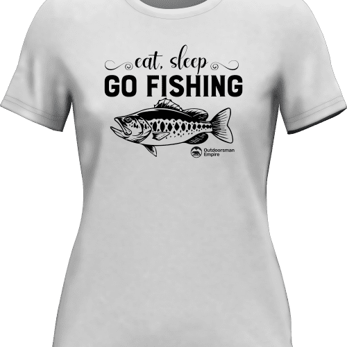 Eat Sleep Go Fishing T-Shirt for Women