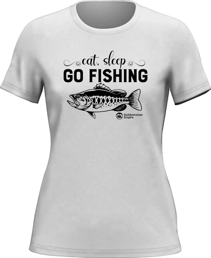 Eat Sleep Go Fishing T-Shirt for Women