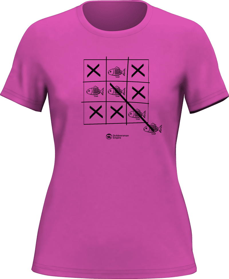 Fish Tick Tack Toe T-Shirt for Women