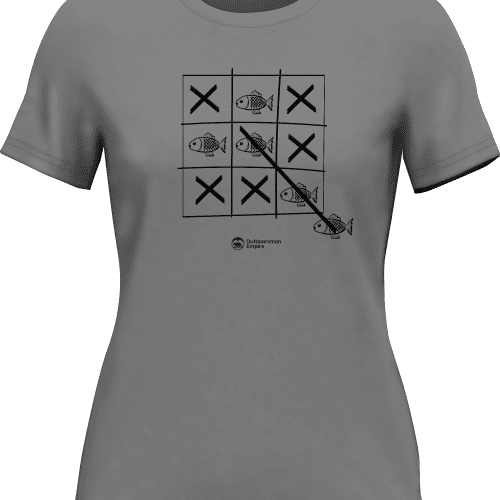 Fish Tick Tack Toe T-Shirt for Women