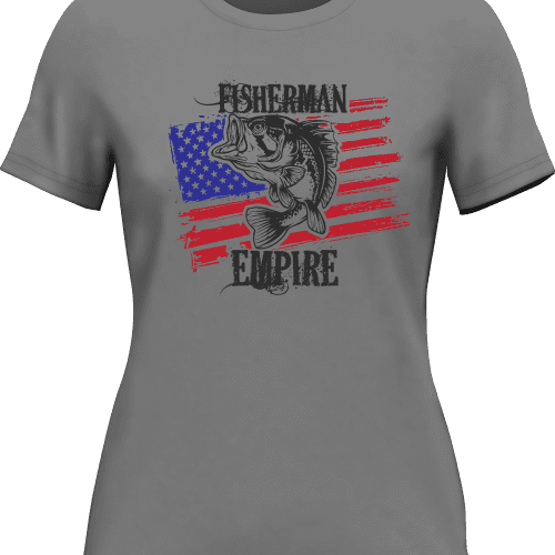 Fisherman American Empire Color T-Shirt for Women