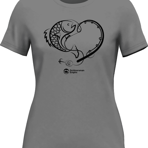 Fishing Heart T-Shirt for Women