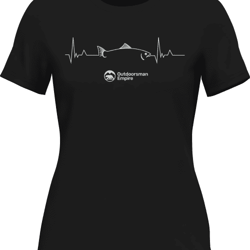 Fishing Cardiogram T-Shirt for Women