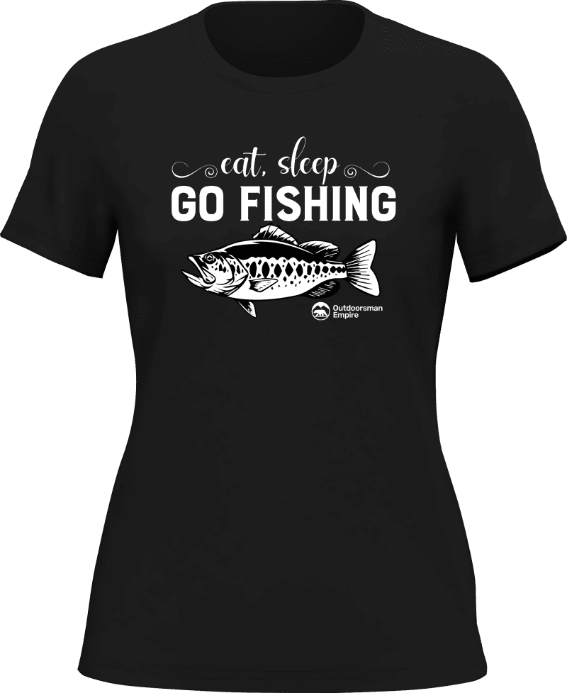 Eat Sleep Go Fishing T-Shirt for Women