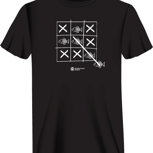 Fish Tick Tack Toe Man T-Shirt