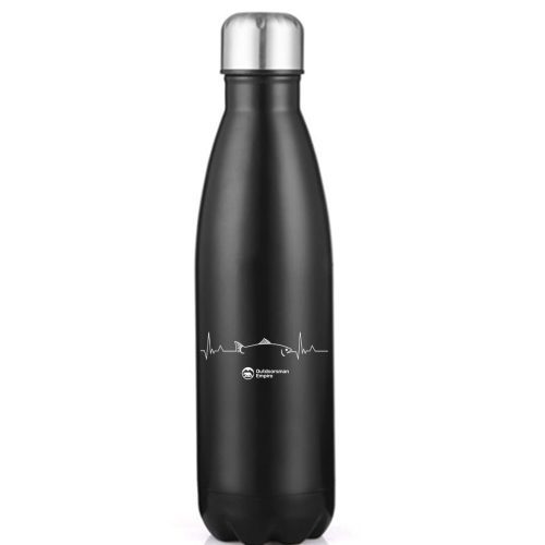 Fishing Cardiogram Stainless Steel Water Bottle