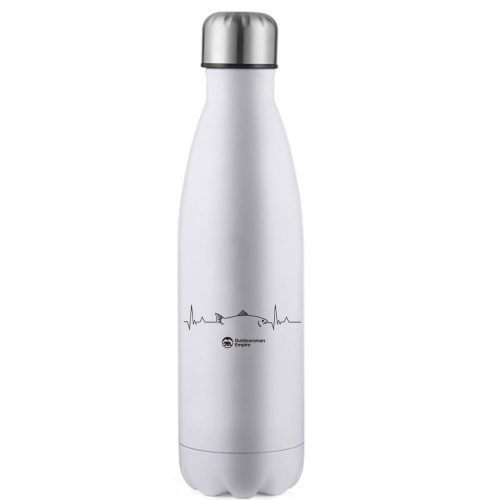 Fishing Cardiogram Stainless Steel Water Bottle