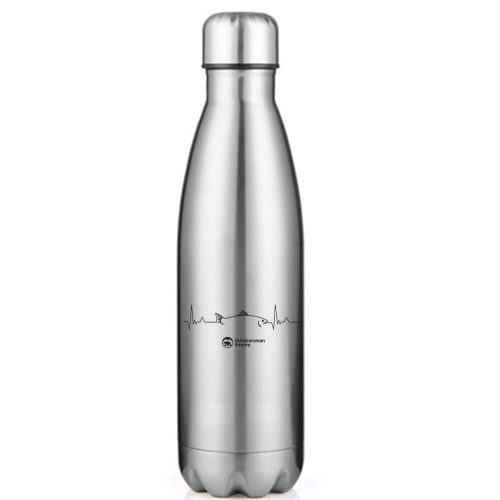 Fishing Cardiogram Stainless Steel Water Bottle