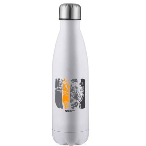 Fishing Grunge Bars' Stainless Steel Water Bottle