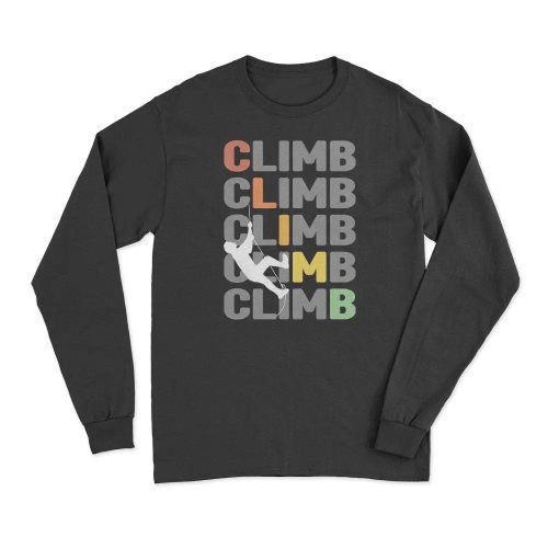 Climbbbbb Men Long Sleeve Shirt