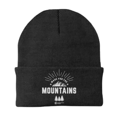 Made For The Mountains Embroidered Beanie