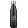 Fish Tick Tack Toe Stainless Steel Water Bottle