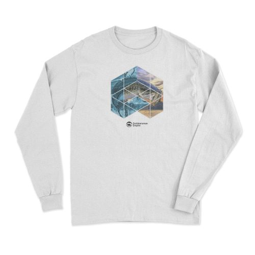 Fishing Geometry' Long Sleeve T-Shirt