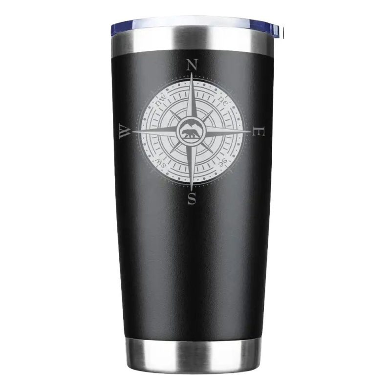 Compass Camping 20oz Insulated Vacuum Sealed Tumbler