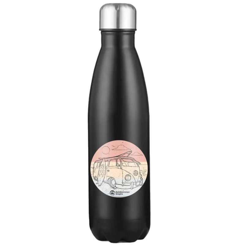 Kombi Camping Stainless Steel Water Bottle Black