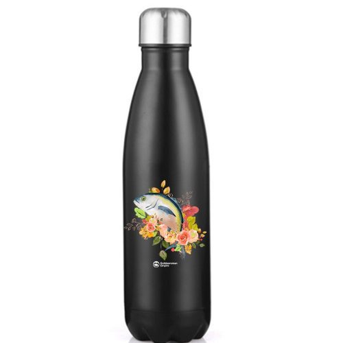 Fishing Flower Stainless Steel Water Bottle