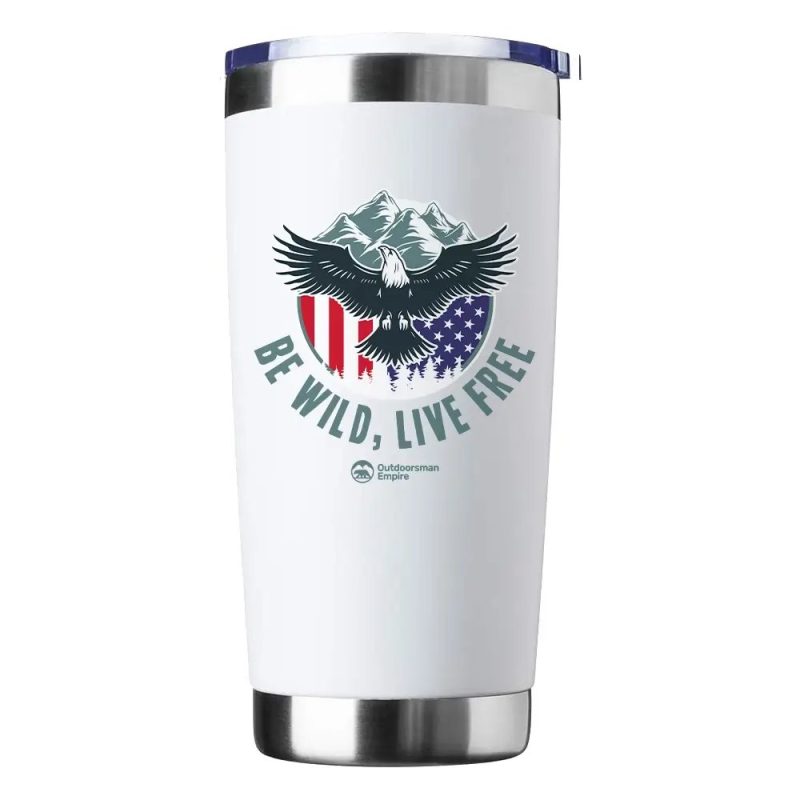 Be Wild Be Free 20oz Insulated Vacuum Sealed Tumbler