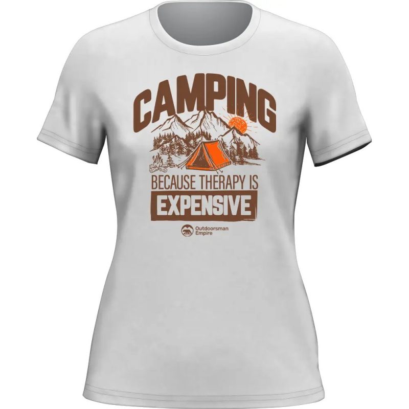 Camping No Expensive T-Shirt for Women