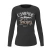 Camping Is My Therapy Women Long Sleeve Shirt