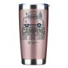 Camping Live Love Camp 20oz Insulated Vacuum Sealed Tumbler