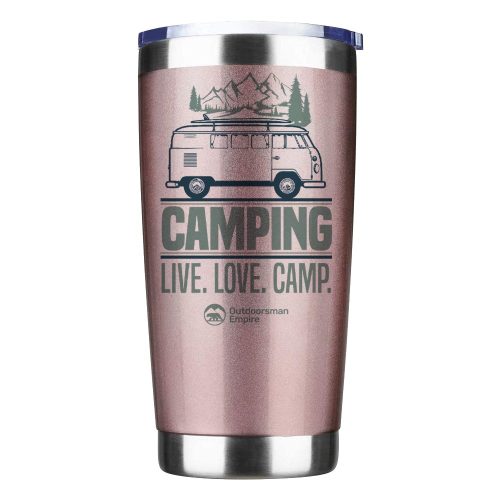 Camping Live Love Camp 20oz Insulated Vacuum Sealed Tumbler