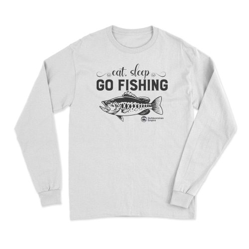 Eat Sleep Go Fishing Men Long Sleeve Shirt