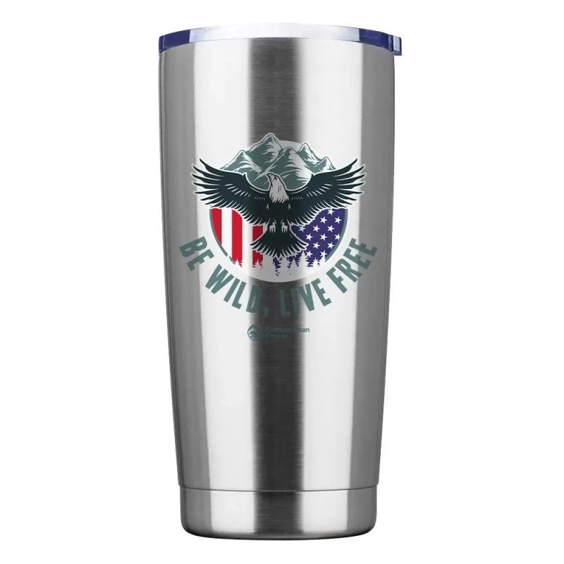 Be Wild Be Free 20oz Insulated Vacuum Sealed Tumbler