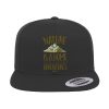 Nature Is A Home Embroidered Flat Bill Cap