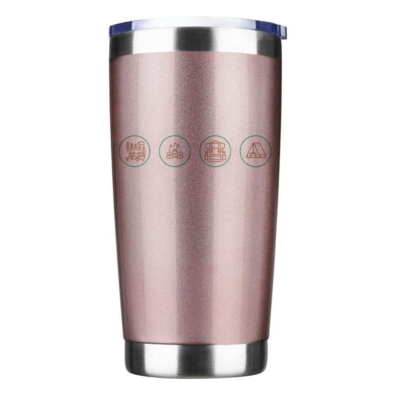 Camp Life 20oz Insulated Vacuum Sealed Tumbler