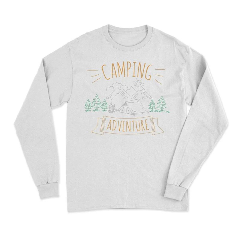 Camping Adventure Men Long Sleeve Shirt