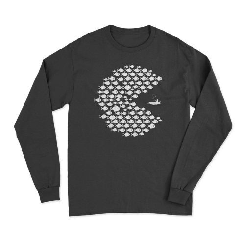 Fishing Pacman Style' Long Sleeve T-Shirt