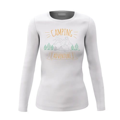 Camping Adventure Women Long Sleeve Shirt