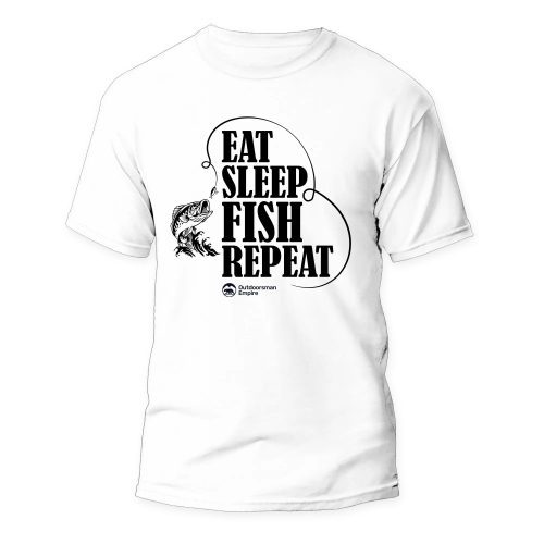 Eat Sleep Fish Repeat Man T-Shirt