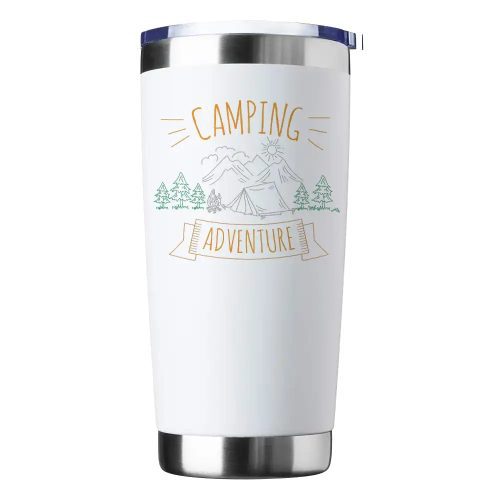 Camping Adventure 20oz Insulated Vacuum Sealed Tumbler